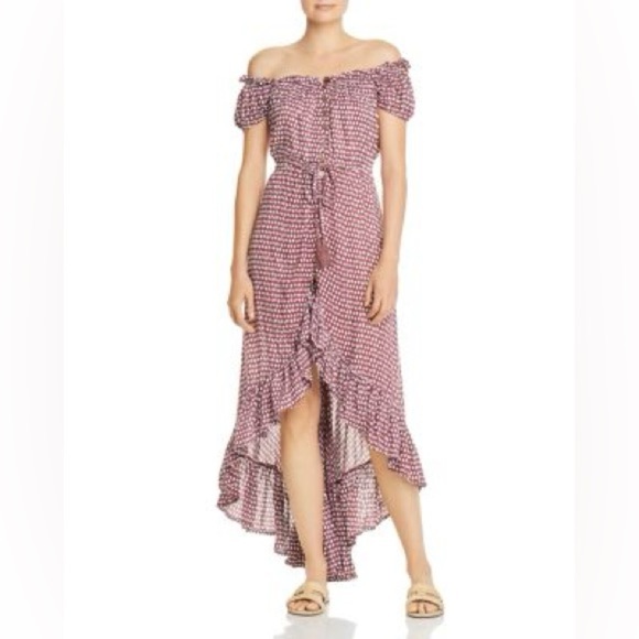 Tiare Hawaii Riviera Ruffled Off-the-Shoulder Maxi - Picture 1 of 5